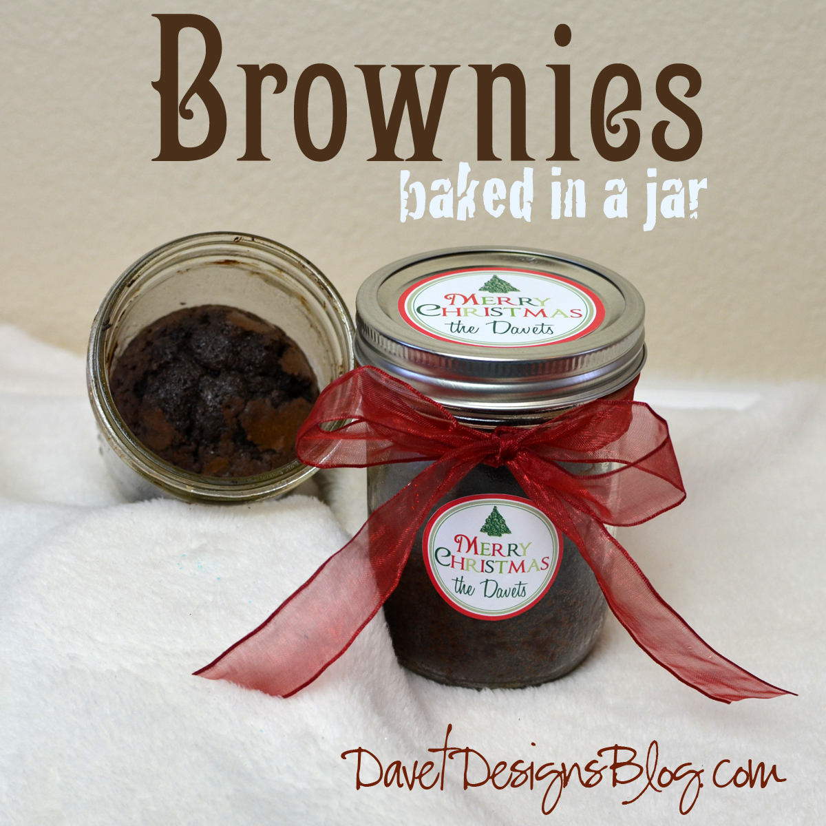Brownies Baked in a Jar