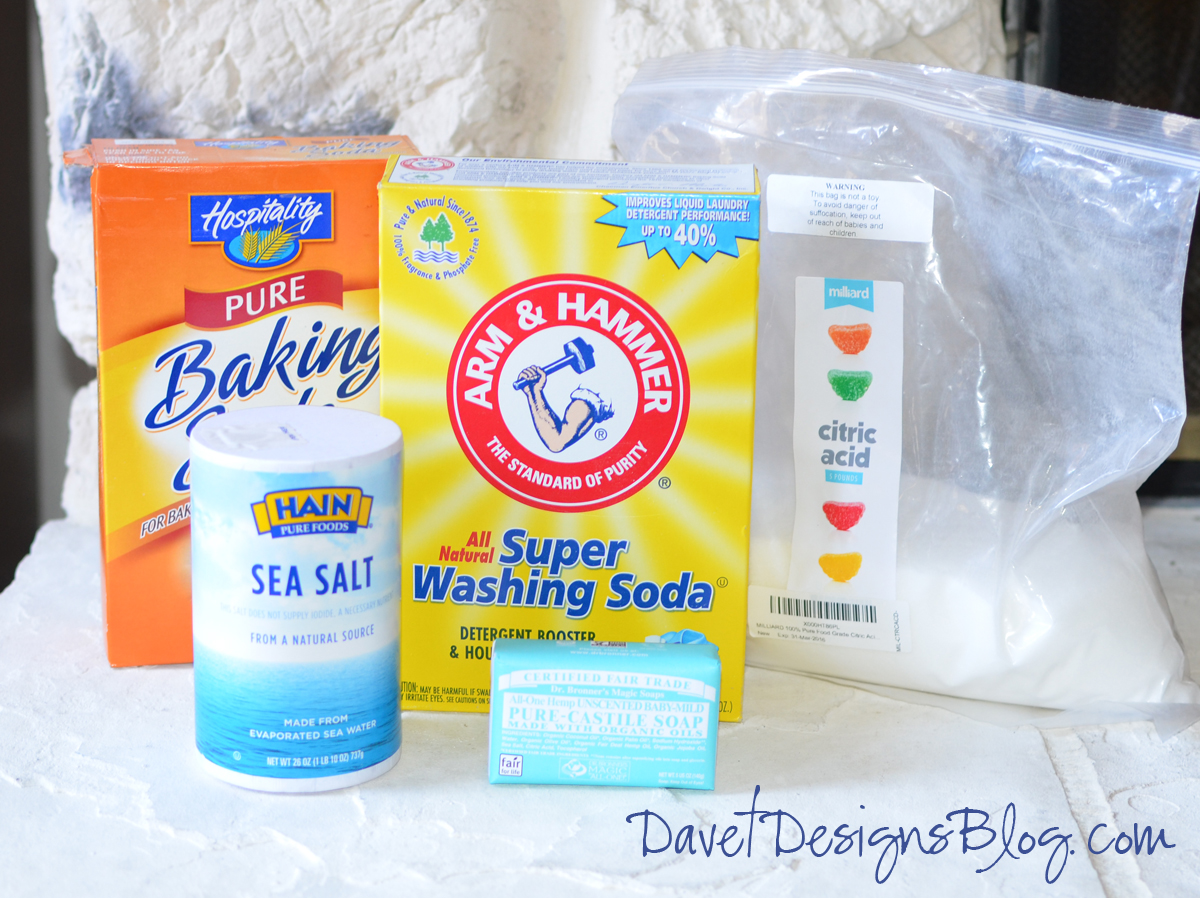 Homemade DIY Laundry Detergent - Borax Free supplies