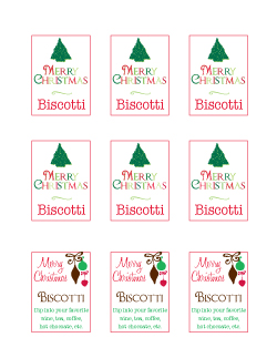 Biscotti Mix in a Jar back printable
