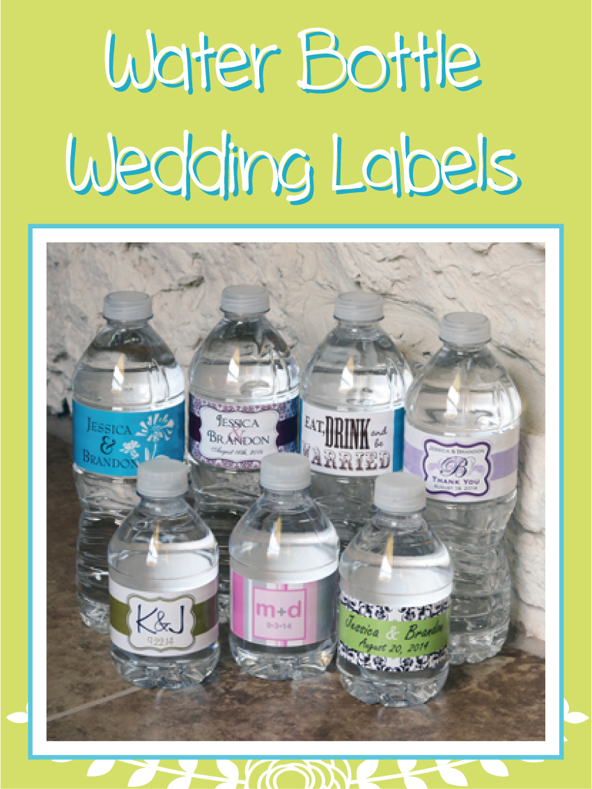 Waterbottle Wedding Designs