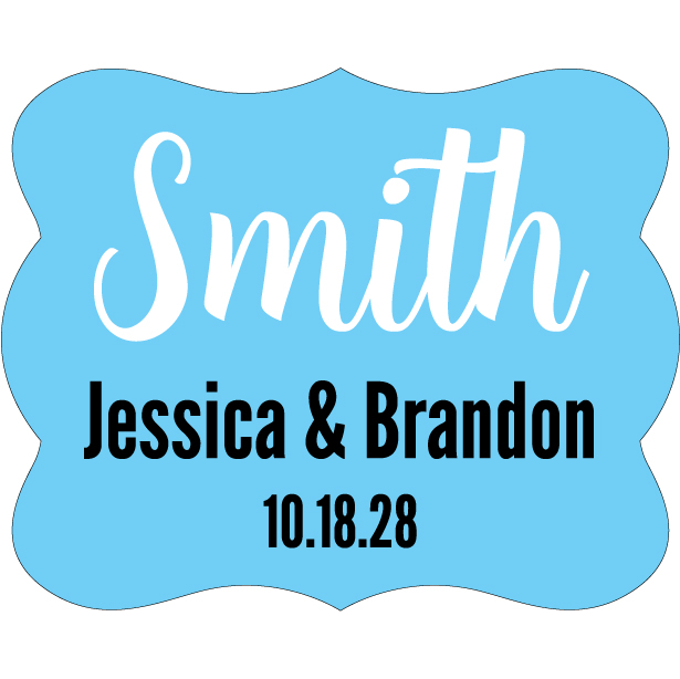 Wedding Label Cut WL-019