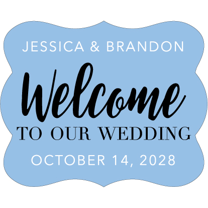 Wedding Label Cut WL-049