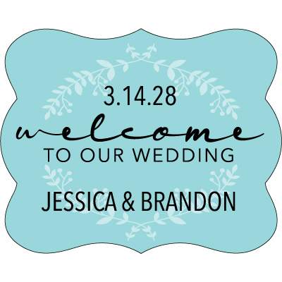Wedding Label Cut WL-060