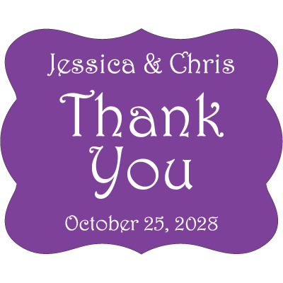 Wedding Label Cut WL-066