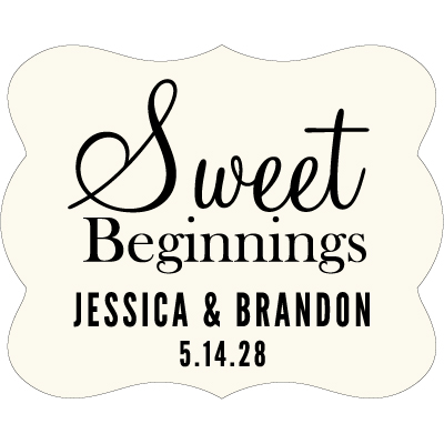 Wedding Label Cut WL-071