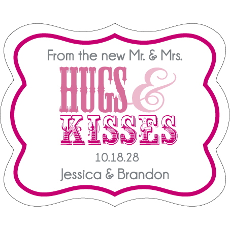 Wedding Label Cut WL-097