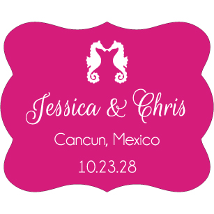 Wedding Label Cut WL-138