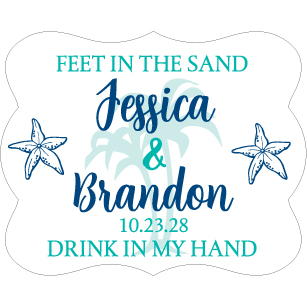 Wedding Label Cut WL-141