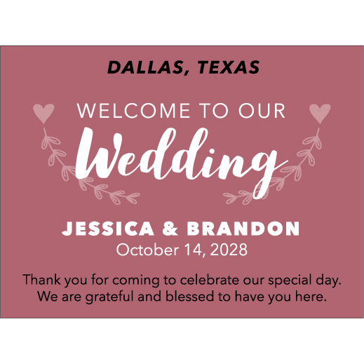 Wedding Rectangle WG-011