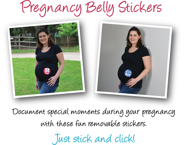 Pregnancy Belly stickers by Davet Designs