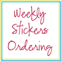 Click to purchase pregnancy weekly stickers