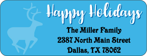 Christmas Address Labels CLB-036