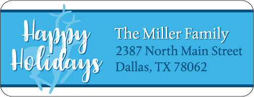 Christmas Address Labels CLB-037