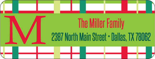 Christmas Address Labels CLB-041