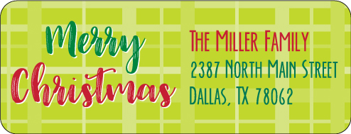 Christmas Address Labels CLB-057