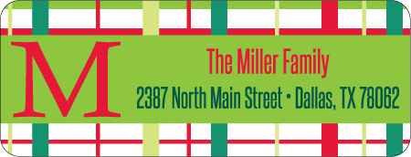 Christmas Address Labels CLB-063