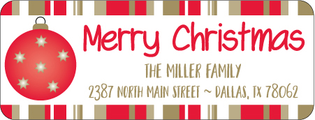 Christmas Address Labels CLB-070