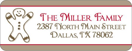 Christmas Address Labels CLB-079