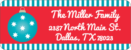 Christmas Address Labels CLB-080