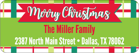 Christmas Address Labels CLB-084
