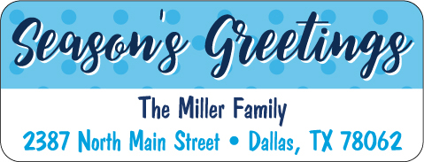 Christmas Address Labels CLB-091