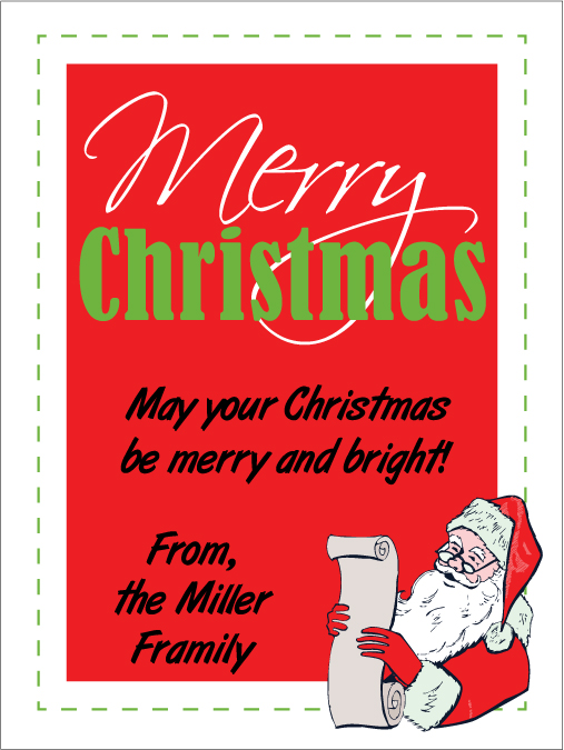 Christmas Rectangle CRET-076