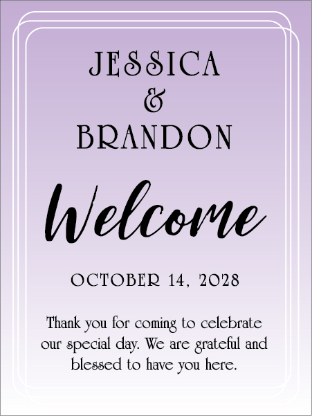 Wedding Rectangle WN-105