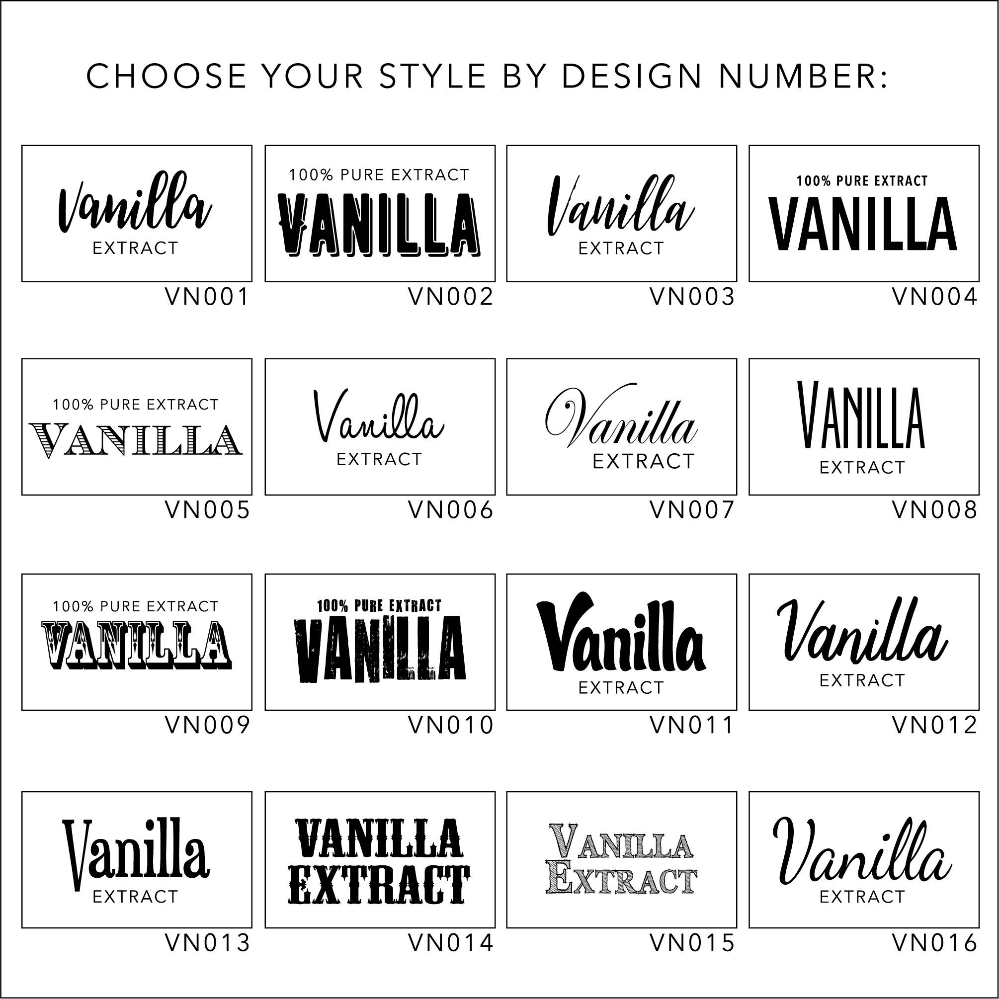 Vintage label background choices