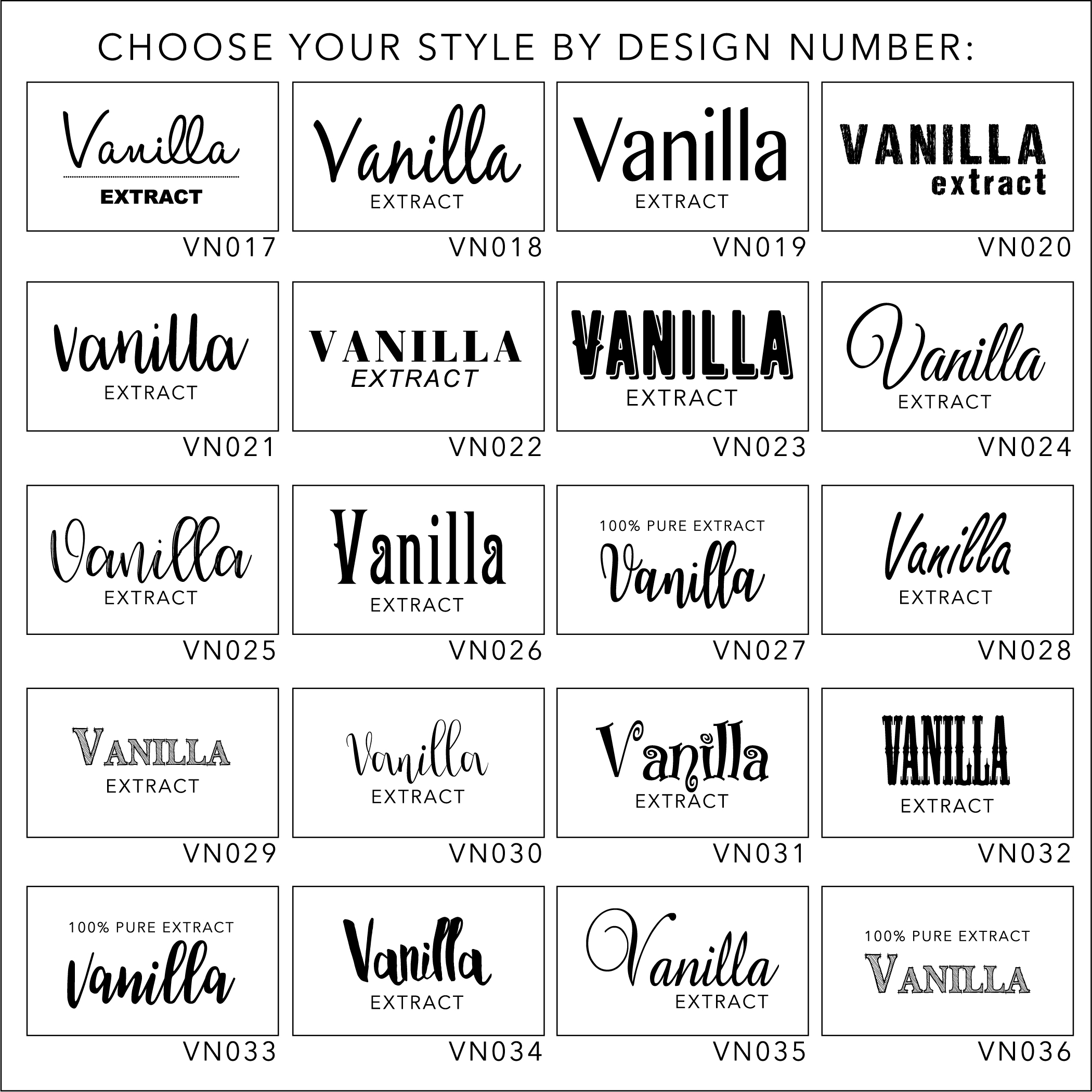 Vintage label background choices